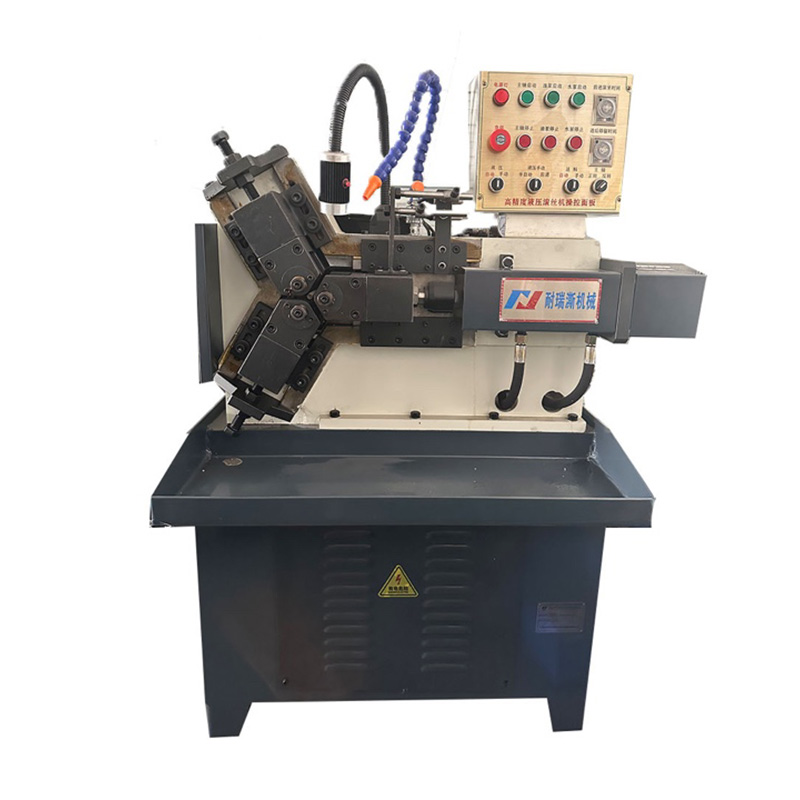 Máquina laminadora de roscas cilíndricas de 3 matrices